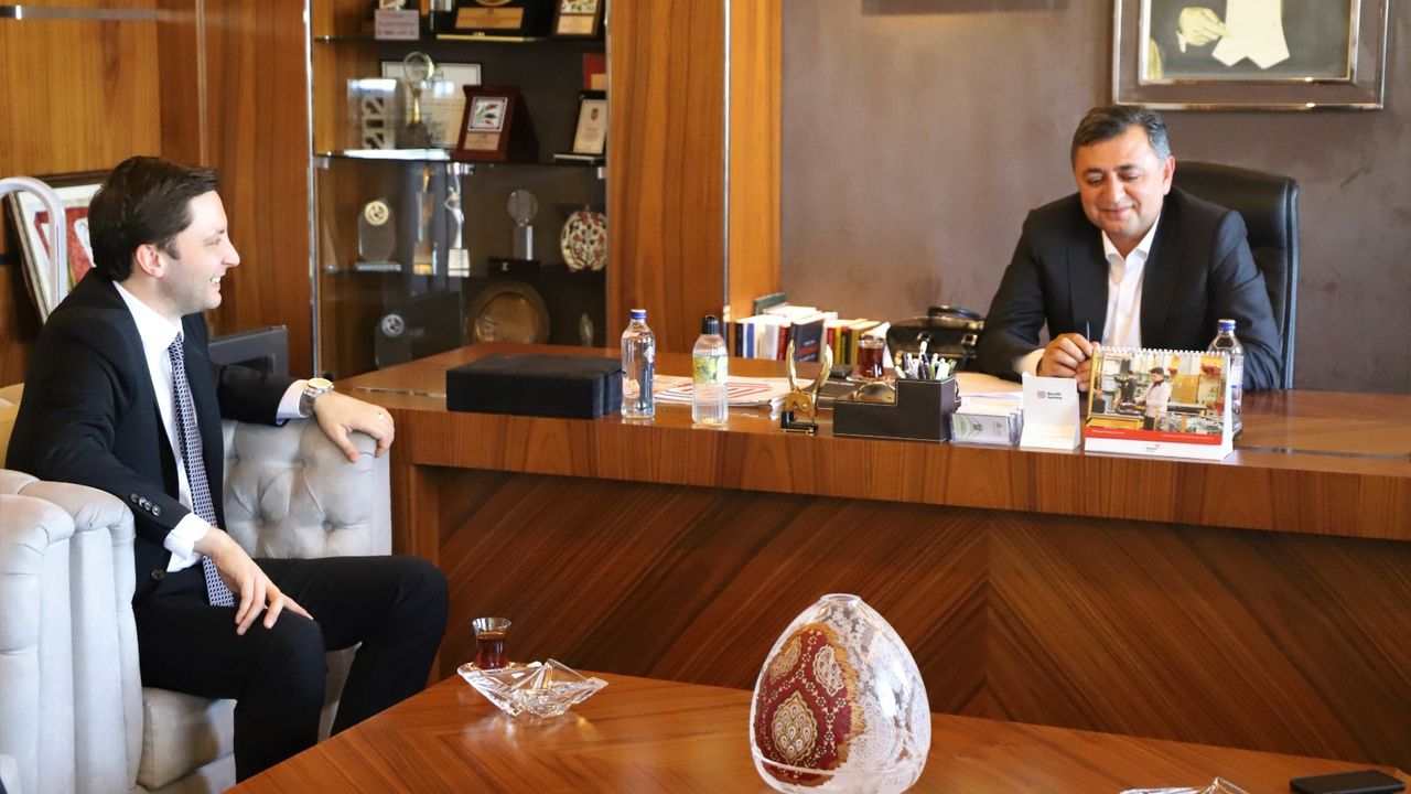 TÜGİAD Bursa'dan OİB Başkanı Çelik'e hayırlı olsun ziyareti