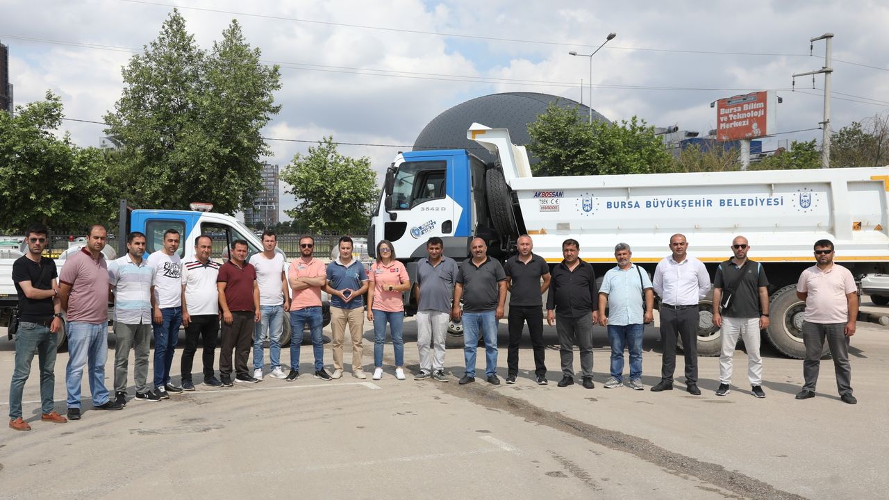 Bursa'da şoförlere güvenli sürüş eğitimi