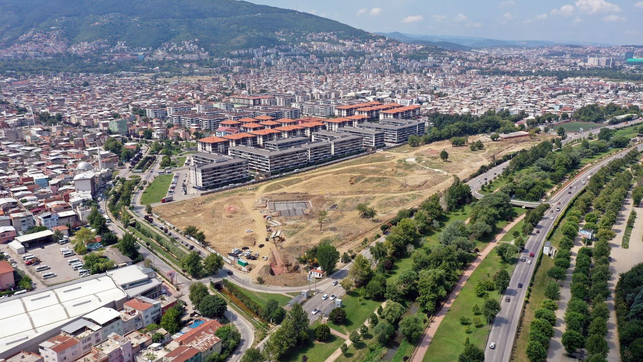 Bursa'da dev millet bahçesi için çalışmalar başladı