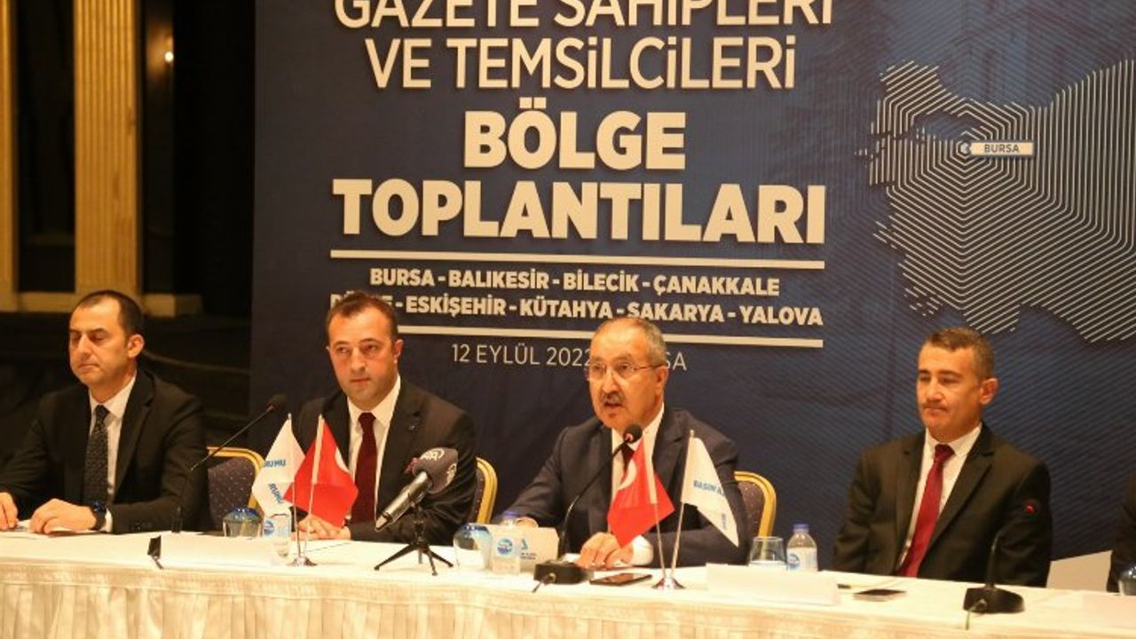 BİK Genel Müdürü Erkılınç'tan, Bursa'da 'Basın Kanunu' mesajı!