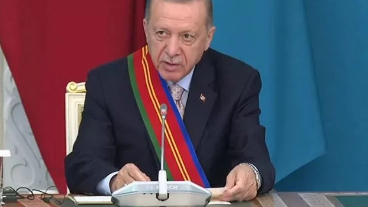 Erdoğan'dan Kazakistan'la iş birliği vurgusu: Devlet nişanı sürprizi...