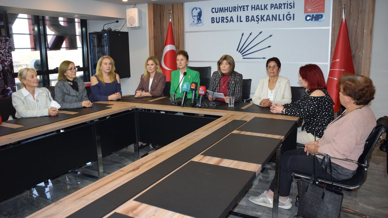 CHP Kadın Kolları'ndan 81 ilde ortak basın açıklaması
