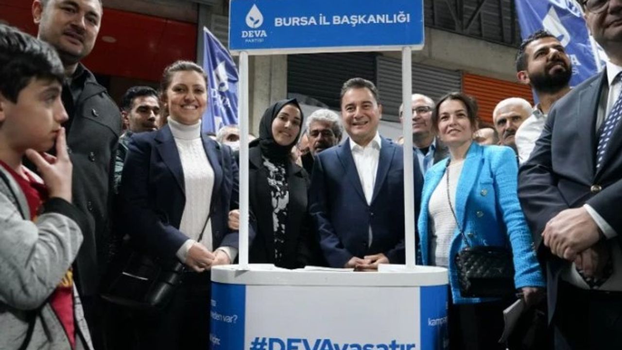 DEVA Partisi Genel Başkanı Ali Babacan Bursa'ya geliyor