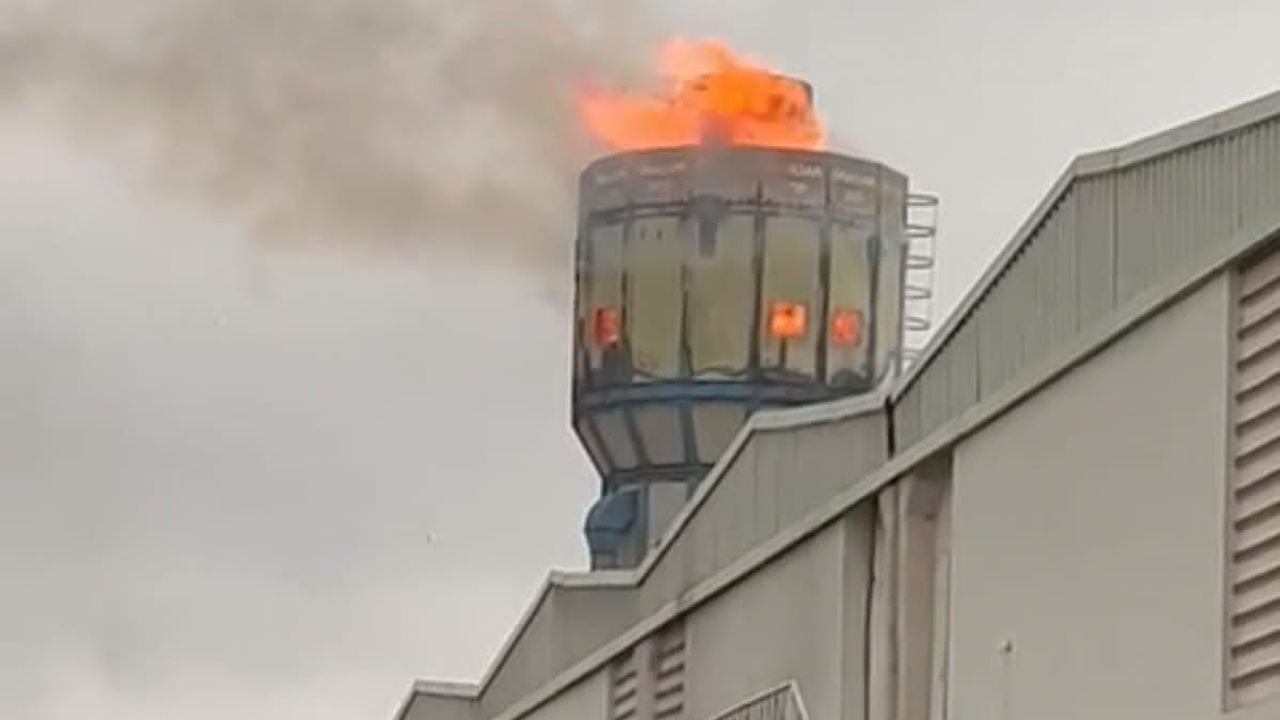 Bursa'da Fabrikanın talaş silosunda korkutan yangın!