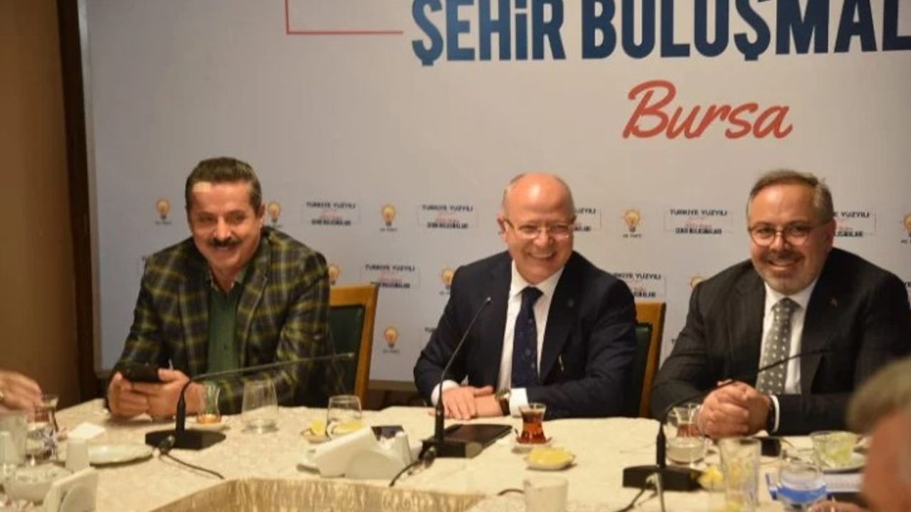 AK Parti Bursa İl Başkanı Davut Gürkan Bursa buluşmalarını sürdürüyor