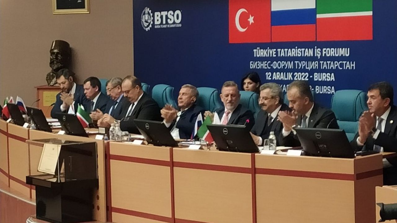 BTSO'dan Türkiye -Tataristan İş Forumu'na ev sahipliği