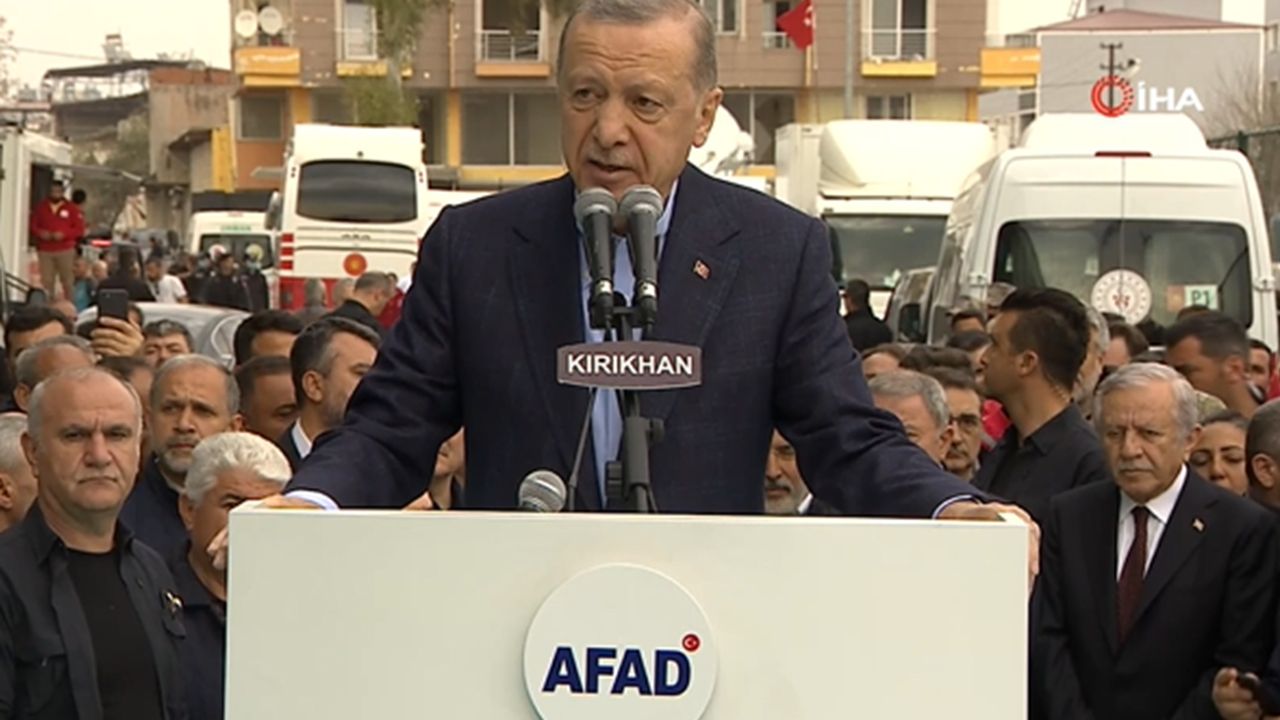 Cumhurbaşkanı Erdoğan: 'Hatay'da 183 bin konut ve 15 bin köy evi yapmayı planlıyoruz'