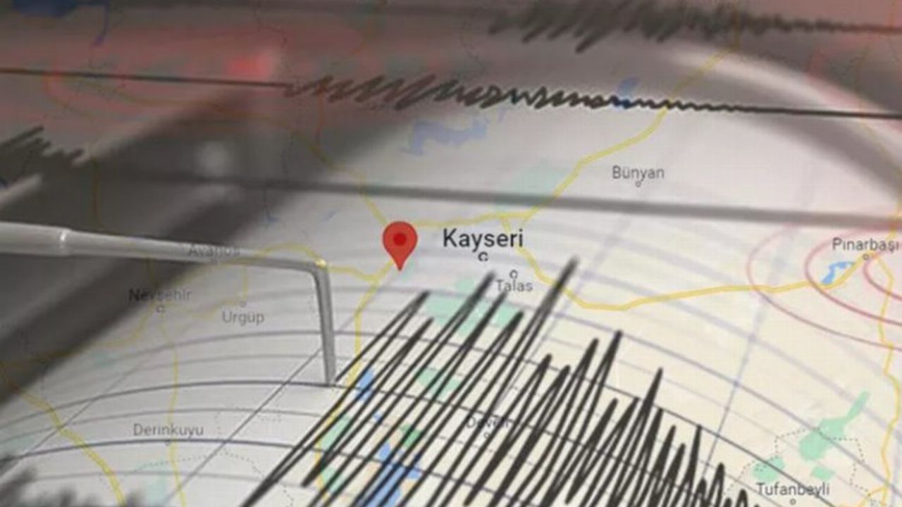 Kayseri'de 4,8 büyüklüğünde deprem!