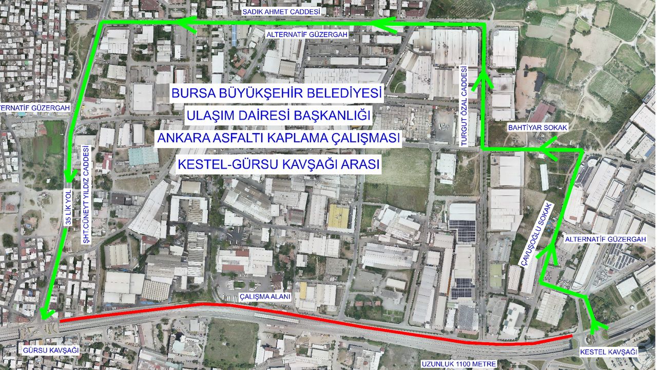 Ankara Yolu'nda trafik düzenlemesi!