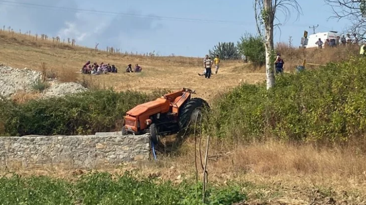 Bursa'da kontrolden çıkan traktör karı kocayı ayırdı!