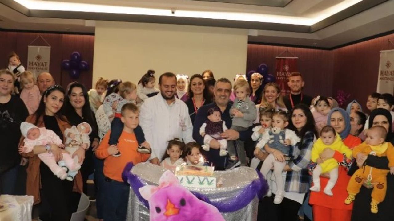 Bursa Hayat hastanesi prematüre bebek ve çocukları ağırladı