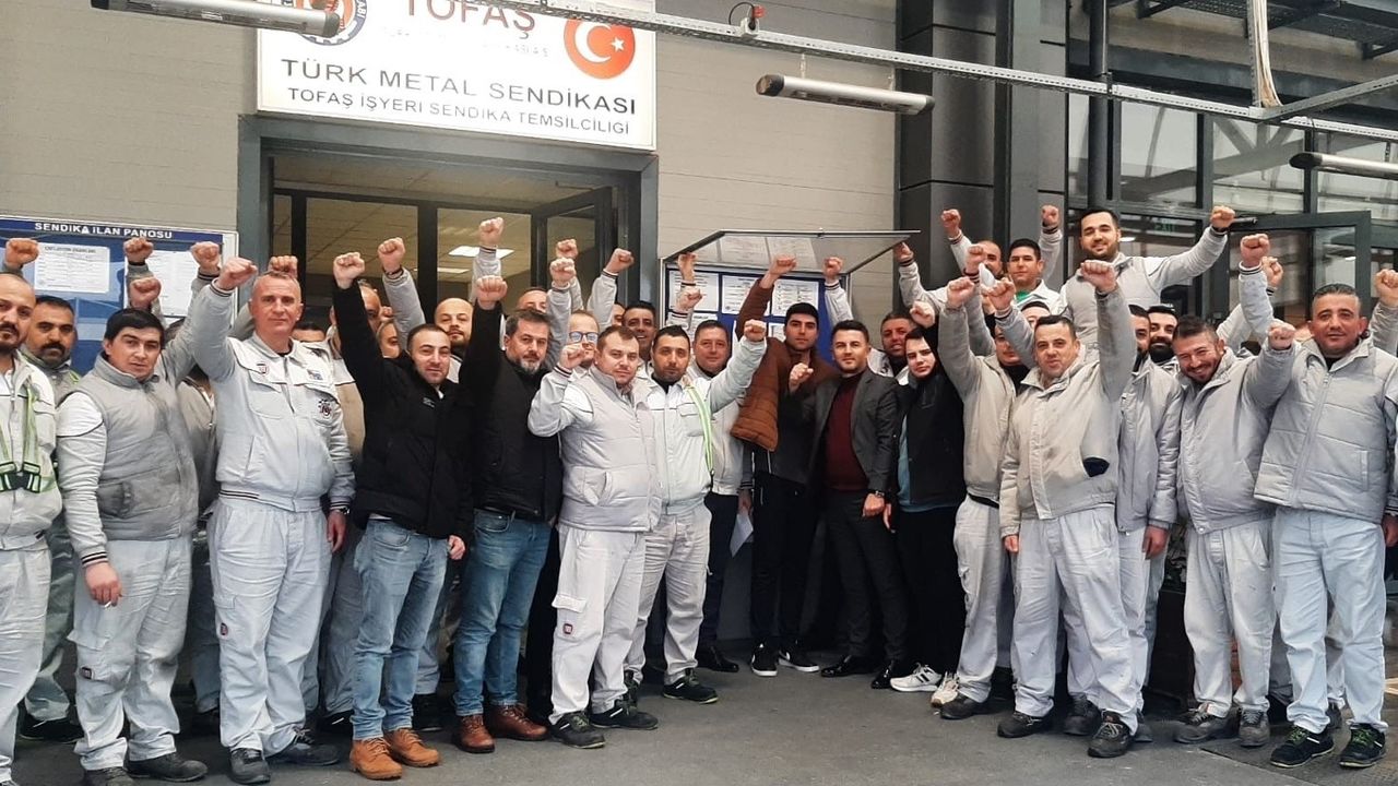 Binlerce işçiyi ilgilendiren grev kararı Tofaş'ta asıldı