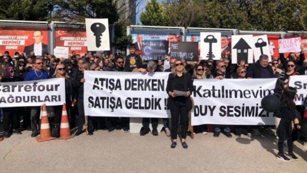 Atış Yapı mağdurlarından eylem!