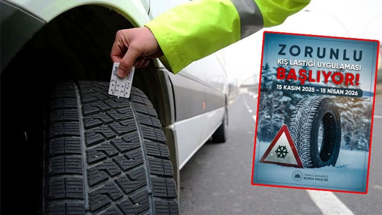 Bursa Valiliği uyardı: Kış lastiği uygulaması başlıyor!
