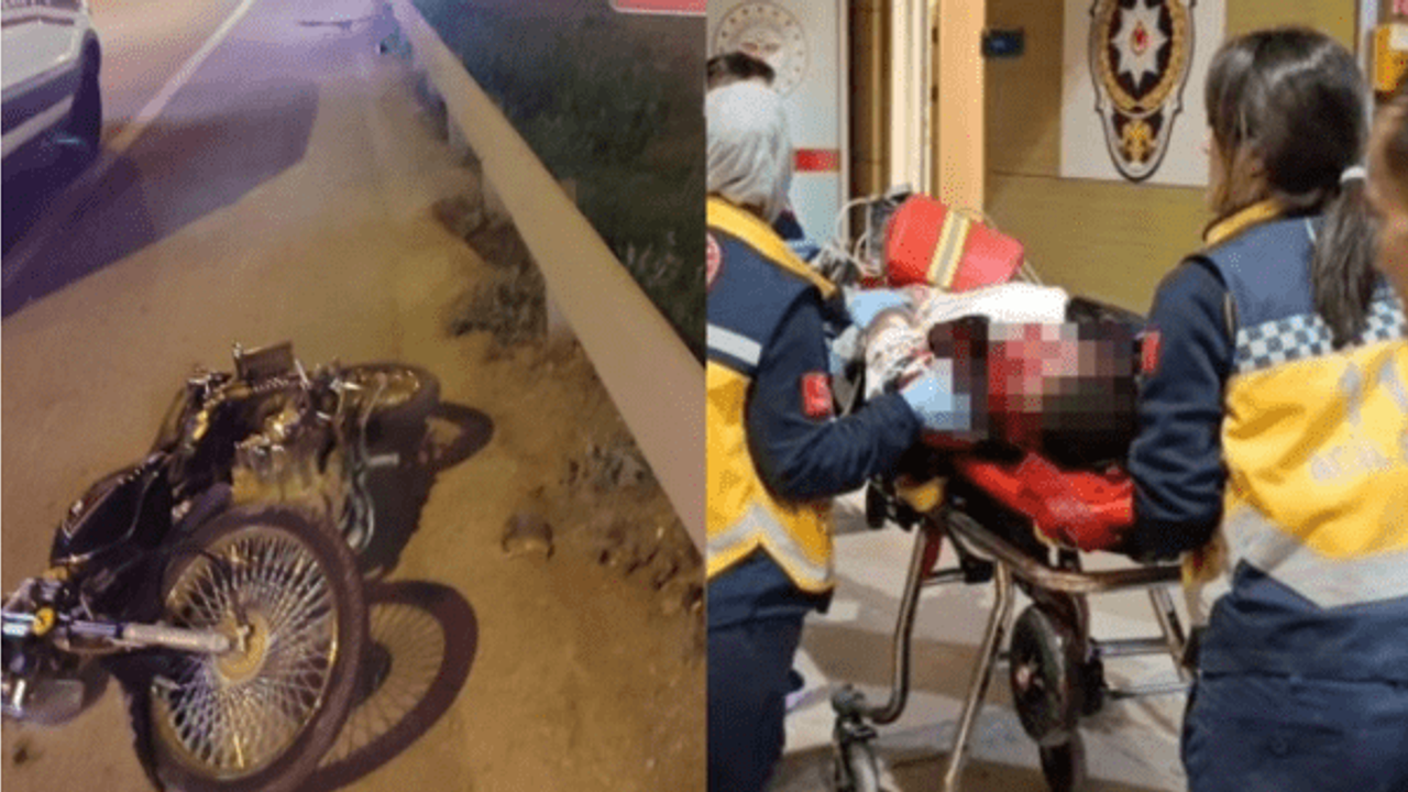 Motosikletler çarpıştı! Çok sayıda yaralı