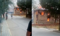 Bursa'da ahşap ev alevlere teslim oldu!