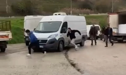 Bursa'da kovalayıp darp etti!