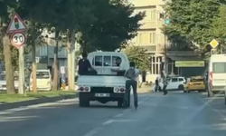 Trafikte patenle tehlikeli yolculuk!