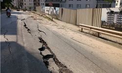 Yol göçtü! O cadde trafiğe kapatıldı