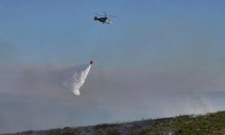 Yangın söndürme helikopteri düştü!