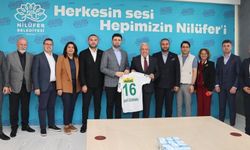 Bursaspor'dan Başkan Özdemir'e ziyaret