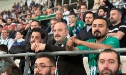 Bursa Milletvekili Varank, Bursaspor'un zaferini tribünden izledi