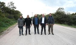 Şahmelek ve Doğla'da yol çalışmaları tamamlandı