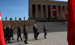 Cumhurbaşkanı Erdoğan ve devlet erkanı Anıtkabir'de