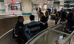 İstanbul'da metro istasyonunda yangın!