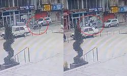 Aniden yola çıktı, sürücü havada savruldu