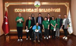 Başkan Aydın özel misafirlerini ağırladı