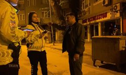 Polisin alkollü sürücüyle imtihanı!