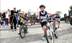 Genç sporcuların duatlon heyecanı