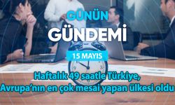 Günün Gündemi (15 Mayıs 2025 Perşembe)