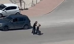 Şiddet gördü, eşini savundu...