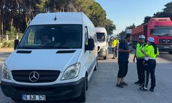 Servis denetiminde 20 araca ceza