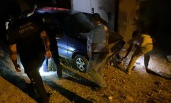 Şarampole uçup trafoya çarptı!