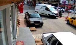 Koşarak geçmeye çalıştı ama olmadı!