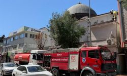 Bursa'da camide korkutan yangın