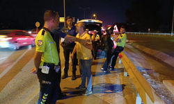 Alkollü sürücü ekiplere zor anlar yaşattı