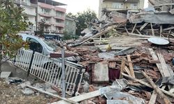 Depremin yarattığı yıkım böyle görüntülendi!