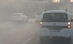 Magandalar yol kapatıp, lastik yaktılar!