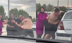 Anayolda birbirlerine saldırdılar!