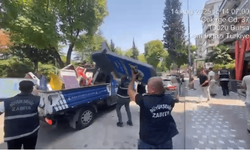 Kaldırımlar işgalden temizlendi
