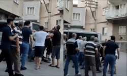 Sokak ortasında yumruklu kavga!