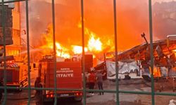 Silah fabrikasında korkutan yangın