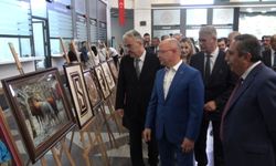 Yükümlülerin eserleri sergilendi