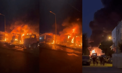 Bursa'da 3 kamyon ve 1 TIR yandı!