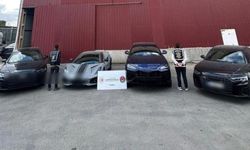 Milyonlarca liralık lüks araçlara el konuldu