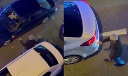 Polis gibi davrandı, trafiği kesti!